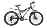 Велосипед Pioneer Comandor 24"/14" / black/white/gray